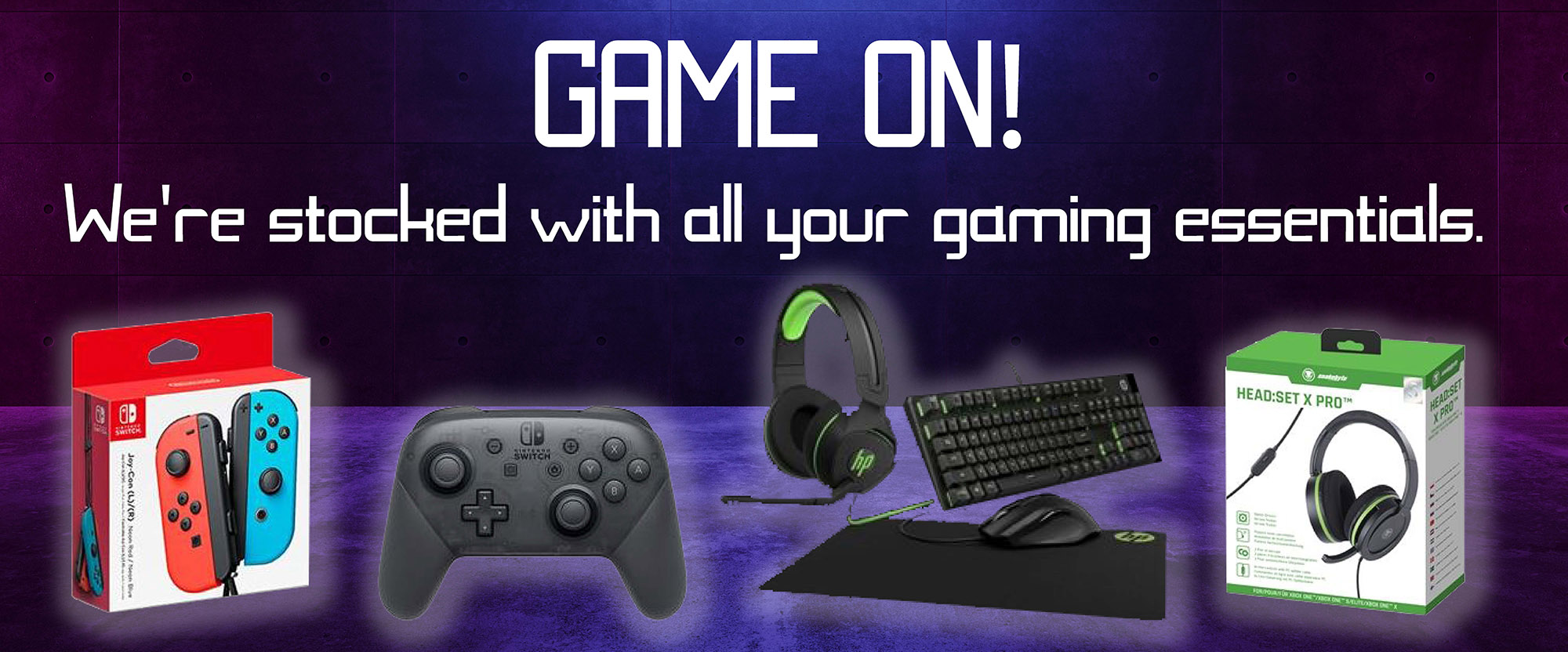 custom gaming merchandise