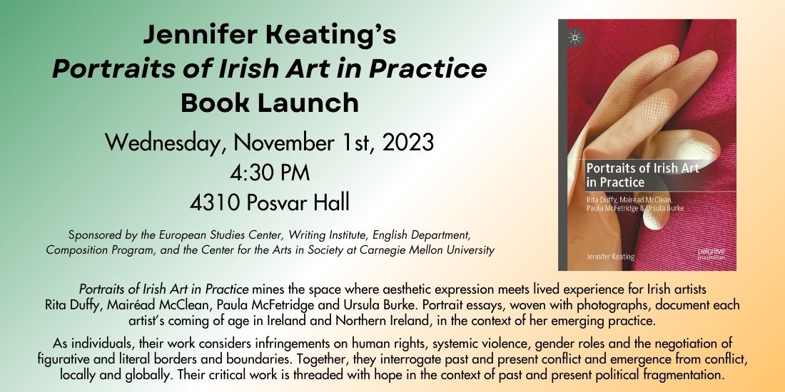 Pitt Portraits of Irish Art in Practice event banner
