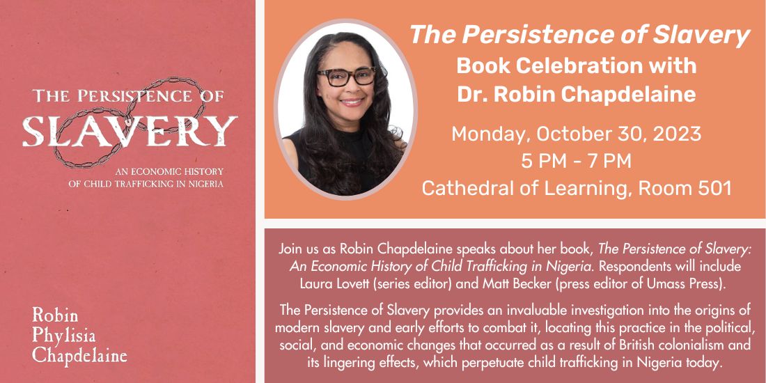 Pitt Persistence of Slavery event banner