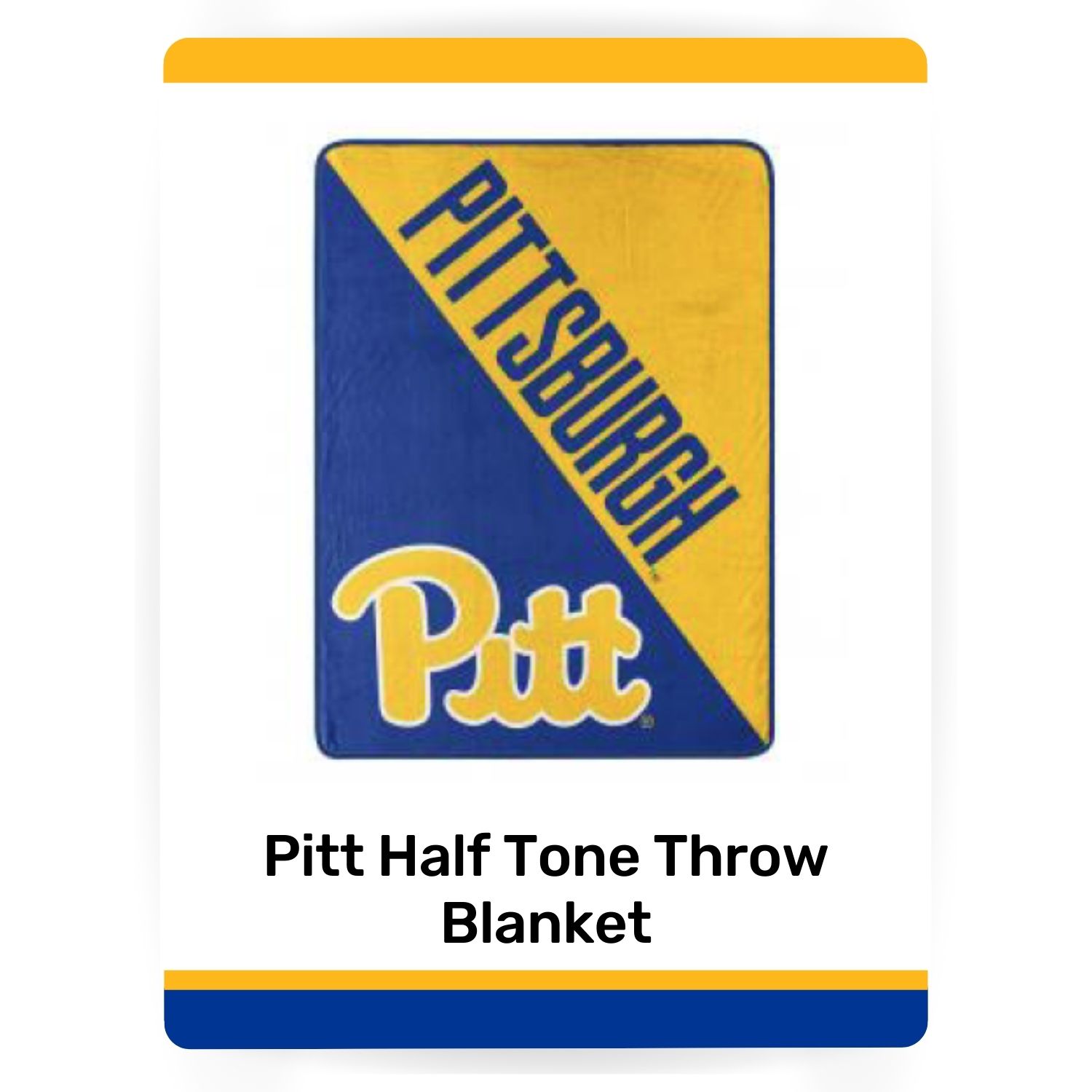 Pitt Halftone Throw Blanket