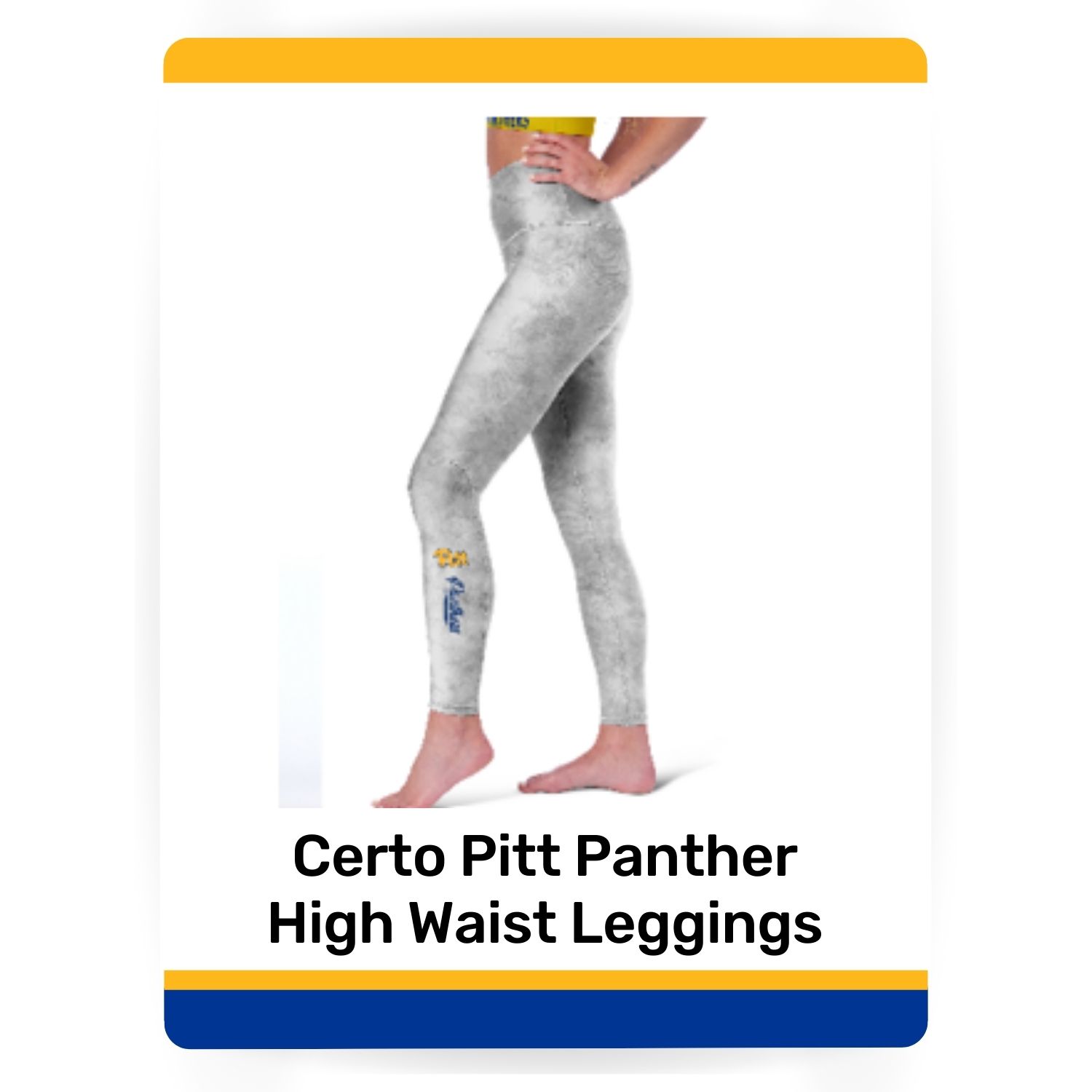 Certo Pitt Panther High Waist Leggings