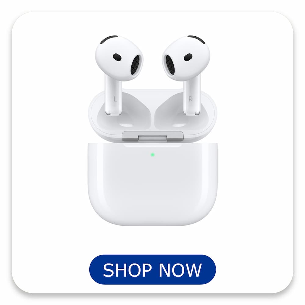Click to shop Apple Airpods Gen 4.