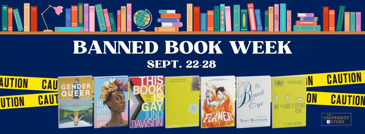 It is Banned Books Week at the University Store. Click the link below to shop our selection of the past year's top banned books.