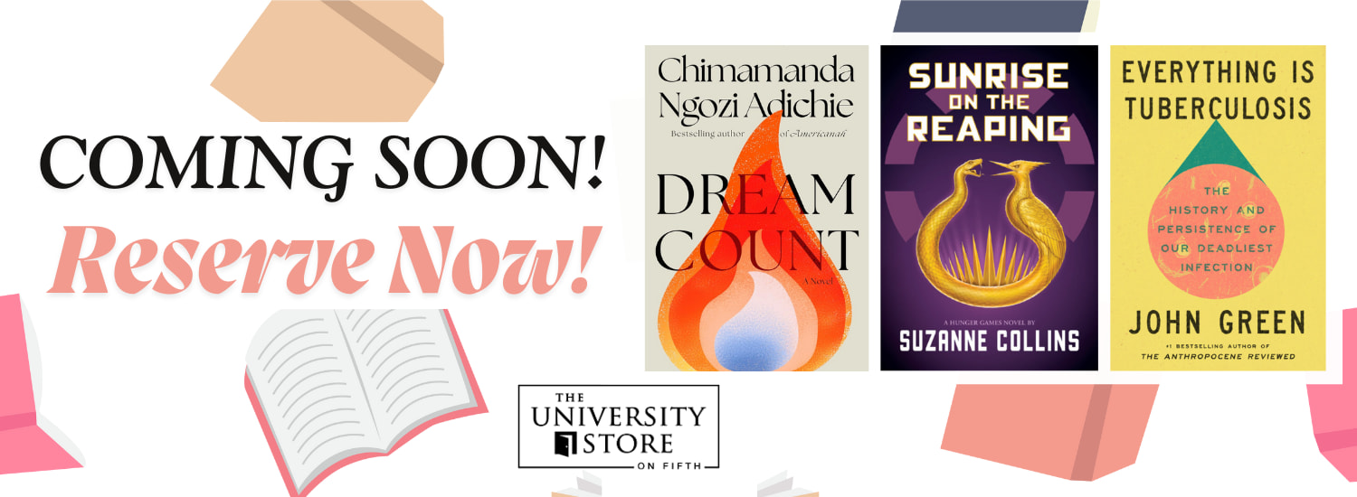 Click to reserve a copy of one of three books: <em>Dream Count</em> by Chimamanda Ngozi Adichie, <em>Sunrise on the Reaping</em> by Suzanne Collins, and <em>Everything is Tuberculosis: The History and Persistence of our Deadliest Infection</em> by John Green.