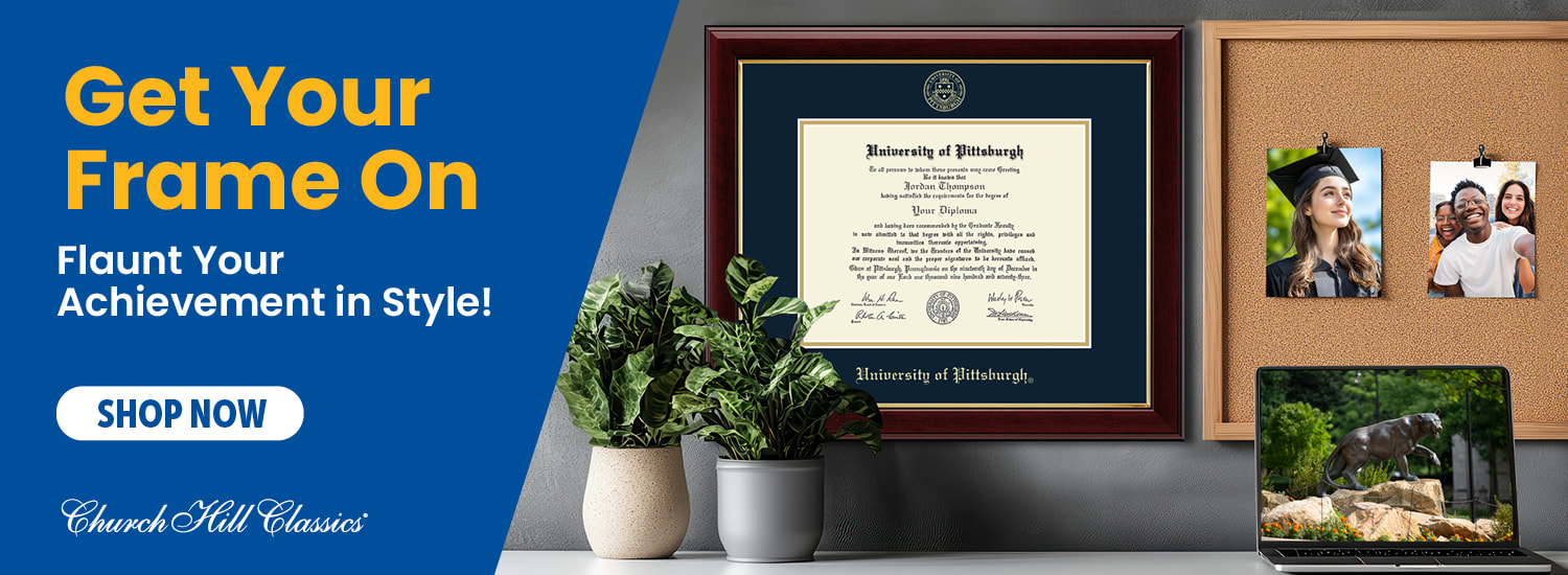 Click to shop diploma frames.