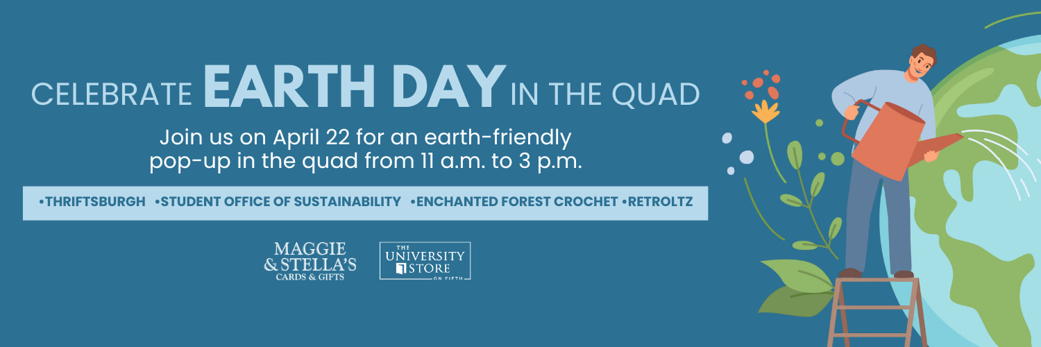  Join us on April 22 for an earth-friendly pop-up in the quad from 11 a.m. to 3 p.m..