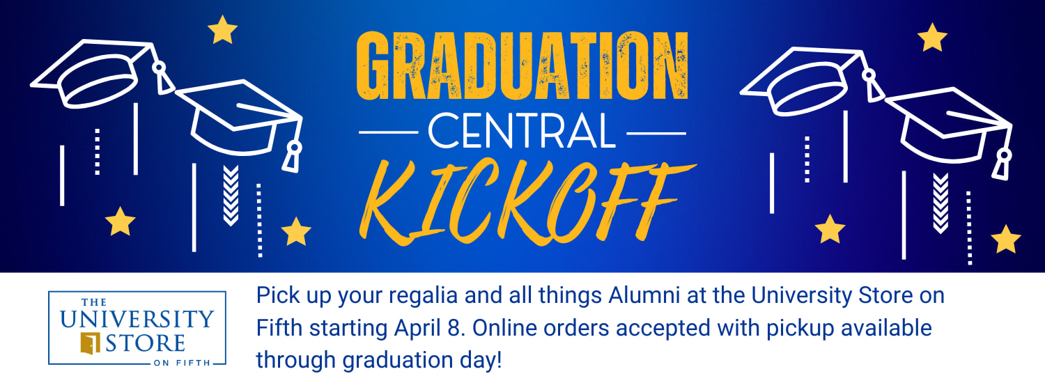 Click to learn more about Grad Central starting April 8. Online orders accepted with pickup available through graduation day! 